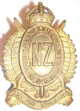 WW1 - 29th Reinforcement Cap Badge