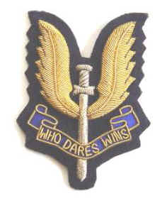 NZ Special Air Service Bullion Blazer Badge