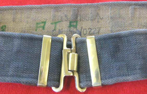 Black Ceremonial Australian Military Webbing Belt