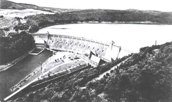 The Eder dam before the raid